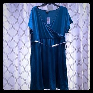 Brand new Torrid size 3 teal dress w/ belt!